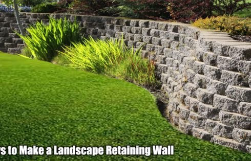 Ways to Make a Landscape Retaining Wall