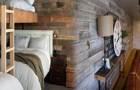 Reclaimed Wood Decorative Wall Paneling Ideas for Rustic Charm