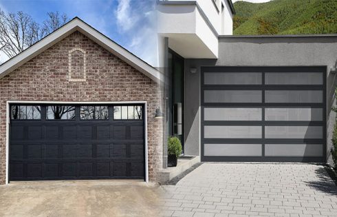 Sleek Aluminum Garage Doors for Minimalist Curb Appeal