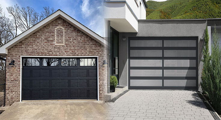 Sleek Aluminum Garage Doors for Minimalist Curb Appeal