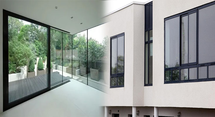 Sleek and Modern Aluminum Window Frames for Minimalist Architecture