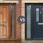 Comparing Timber vs. uPVC Front Door Durability in British Weather