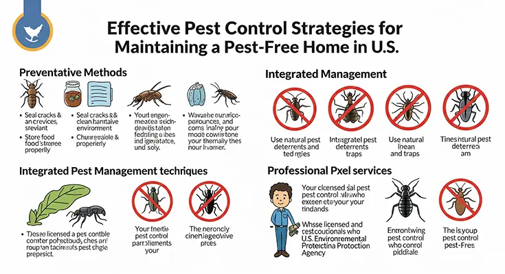 Effective Pest Control Strategies for Maintaining a Pest-Free Home in the US