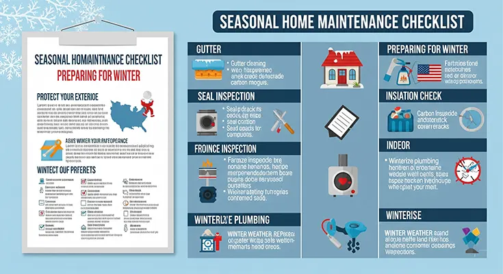 Seasonal Home Maintenance Checklist for Preparing for Winter in the US