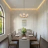 Elegant Floor-to-Ceiling Wainscoting and Shaker Wall Paneling for Dining Rooms